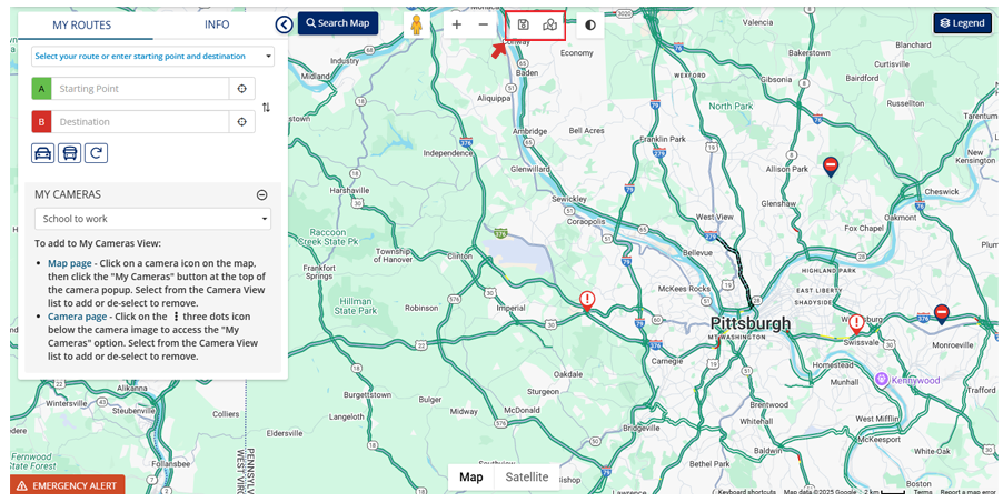 Saving Map View