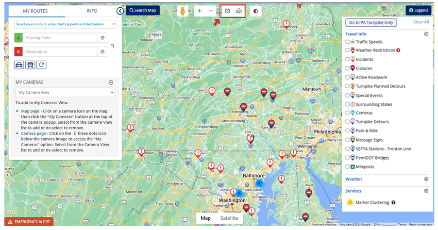 Saving Map View