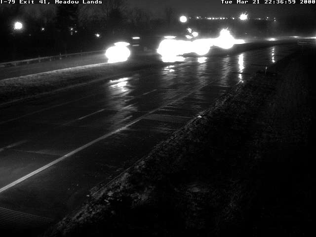 I-79 N/B @ Exit 40 Meadow Lands Washington Co. live webcam