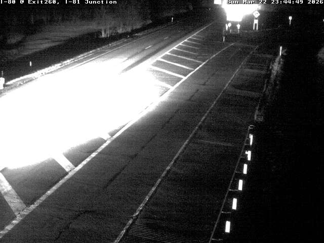 I-80 E/B Exit 260 @ I-81 Junction Luzerne Co. live webcam