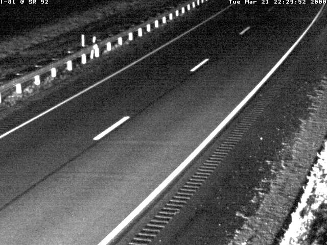 I-81 N/B @ Exit 211 Lenox SR 92 Susquehanna Co. live webcam