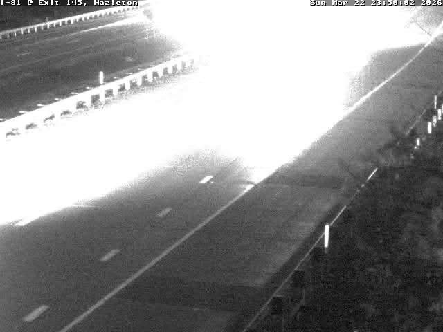 I-81 N/B @ Exit 145 Hazleton Luzerne Co. live webcam