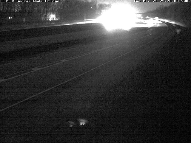 I-81 S/B @ Exit 65 US 11/15 George Wade Bridge Cumberland Co live webcam
