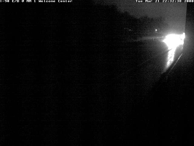 I-90 E/B @ MM 1 / Exit 3 Welcome Center Erie Co. live webcam