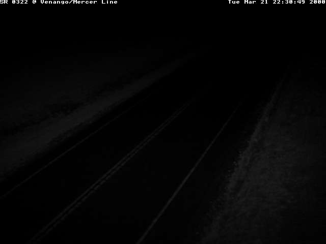 US 322 W/B @ Venango-Mercer Co. Line live webcam