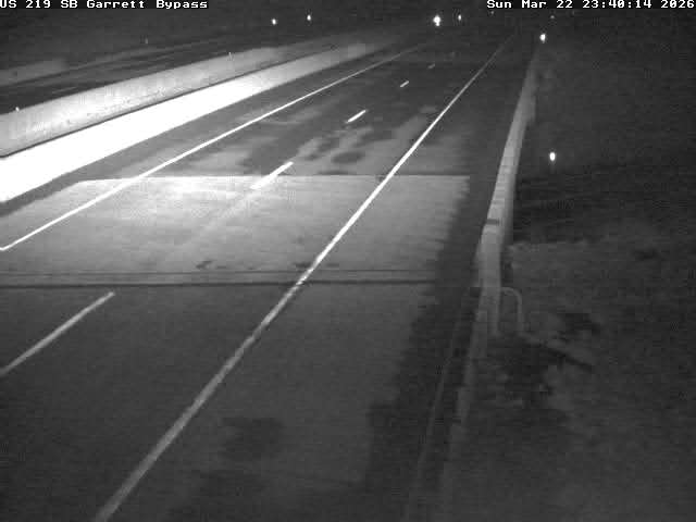 US 219 SB Garrett Bypass live webcam