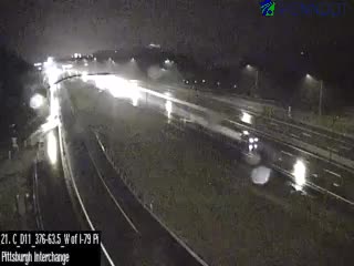 I-376 @ MM 63.5 (WEST OF I-79 PITTSBURGH INTERCHANGE) live webcam