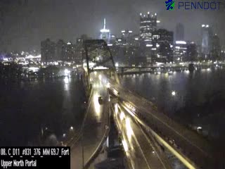 I-376 @ MM 69.7 (FT PITT BRIDGE - UPPER #1) live webcam