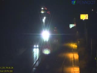 I-78 @ EXIT 19 (PA 183 STRAUSSTOWN) live webcam