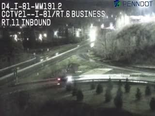 I-81 @ EXIT 191A (US 6 BUSINESS EAST DICKSON CITY) live webcam