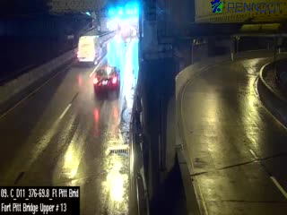 I-376 @ MM 69.8 (FT PITT BRIDGE - LOWER #13) live webcam