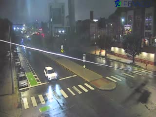 Traffic closest to camera is traveling Northbound