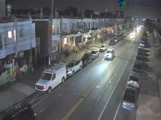 Traffic closest to camera is traveling Northbound
