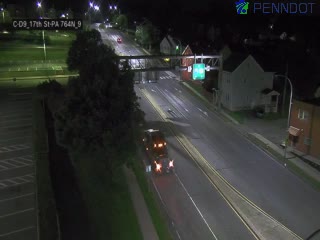 Traffic closest to camera is traveling Northbound