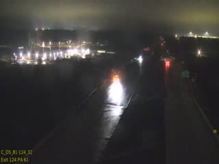 I-81 @ EXIT 124 (PA 61) live webcam