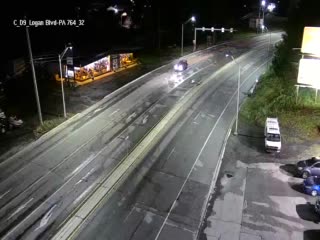 Traffic closest to camera is traveling Southbound