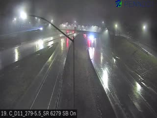 I-279 @ MM 5.5 (SR 6279 SB ON-RAMP - HOV)) live webcam