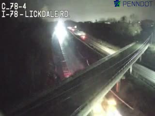 I-78 @ MM 3.9 (LICKDALE RD) live webcam