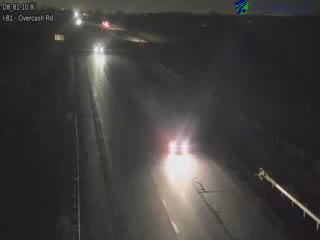 DMS-81S-10.8 I-81 SB MM 10.8 Overcash Rd live webcam