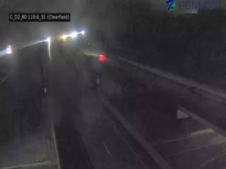 I-80 @ EXIT 120 (PA 879 CLEARFIELD) live webcam