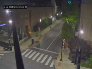 Traffic closest to camera is traveling Westbound