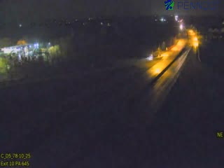 I-78 @ EXIT 10 (PA 645 FRYSTOWN) live webcam