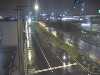 Traffic closest to camera is traveling Northbound