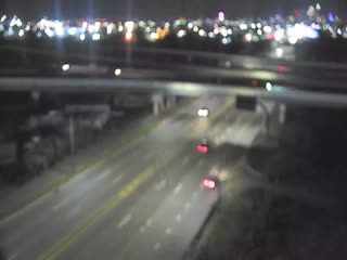 Traffic closest to camera is traveling Southbound