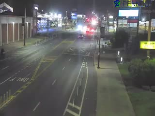 Traffic closest to camera is traveling Northbound