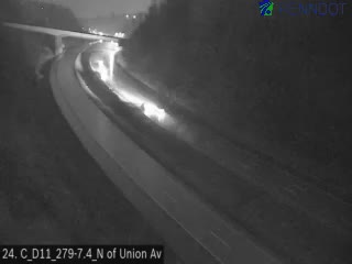 I-279 @ MM 7.4 (UNION AVE) live webcam