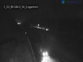 I-80 @ Exit 185 (PA 477 LOGANTAN) live webcam