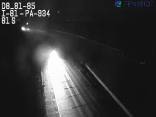 I-81 @ MM 85.3 (PA-934) live webcam