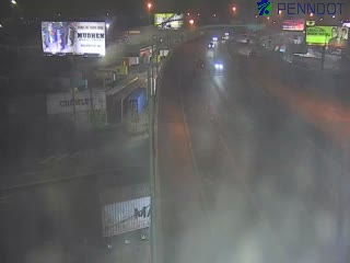 I-95 @ NB EXIT 19 (WALT WHITMAN BRIDGE) live webcam