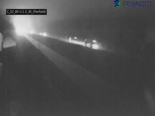 I-80 @ EXIT 111 (PA 153 PENFIELD) live webcam