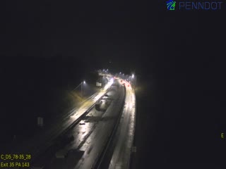 I-78 @ EXIT 35 (PA 143 LENHARTSVILLE) live webcam