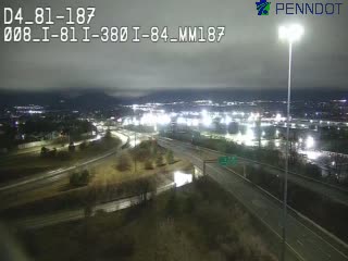 I-81 @ EXIT 188 (PA 347 DUNMORE/THROOP) live webcam
