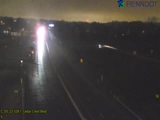 US 22 @ CEDAR CREST BLVD EXIT live webcam