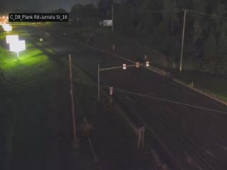 Traffic closest to camera is traveling Southbound