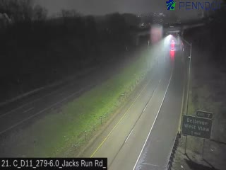I-279 @ MM 6 (JACKS RUN RD) live webcam
