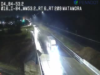 I-84 @ EXIT 53 (US 6/US 209 MATAMORAS) live webcam
