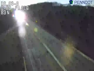 I-83 @ EXIT 8 (PA 216 GLEN ROCK) live webcam