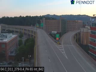 Live snapshot from I-279 @ MM 0.4 (PA 65 INTERCHANGE)