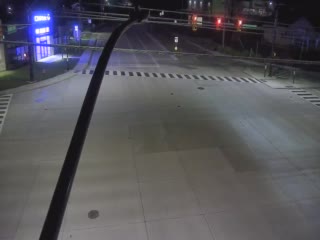 Traffic closest to camera is traveling Southbound