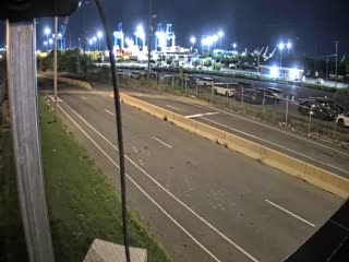 Traffic closest to camera is traveling Southbound